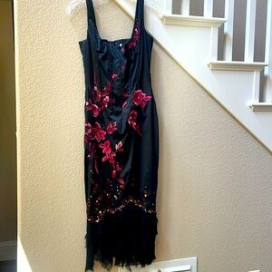 Mandalay boned corset Midi Dress